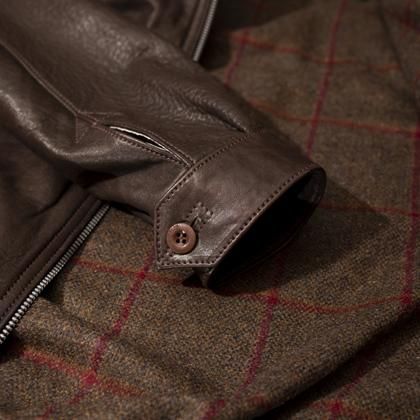 ジャケット・アウター vintage C&S Mackinnon leather jacket S Pin on Leather Jacket