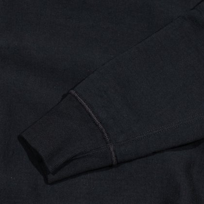 RIB SWEAT PLAIN[RVW-00]CORE BLACK - MUSHMANS ONLINE SHOP