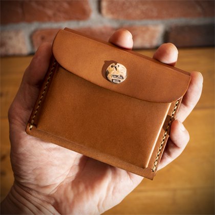 W9 MINI WALLET BROWN / ミニウォレット ブラウン - MUSHMANS ONLINE SHOP | アメカジ通販 マッシュマンズ  オンラインショップ