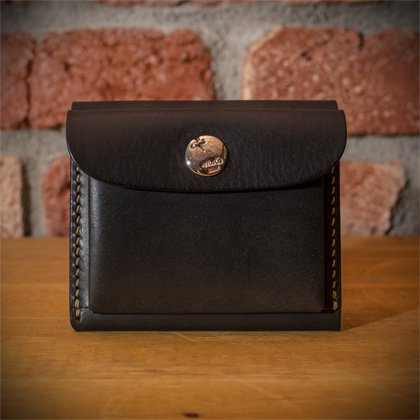 W9 MINI WALLET BLACK / ミニウォレット ブラック - MUSHMANS ONLINE