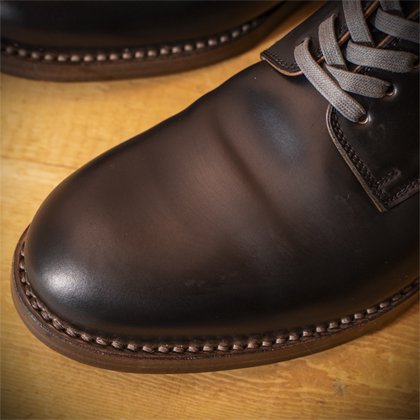 #2100 CORDOVAN PLAIN TOE SHOES BLACK コードバンプレーントゥシューズ ブラック - MUSHMANS ONLINE  SHOP | アメカジ通販 マッシュマンズ オンラインショップ