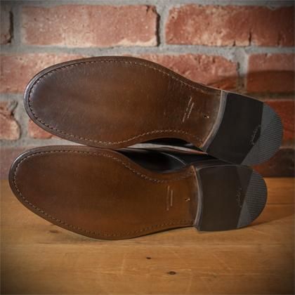 2100 CORDOVAN PLAIN TOE SHOES BLACK コードバンプレーントゥ