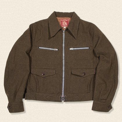 MILITARY TWILL FRENCH CYCLIST JACKET[AJ-169] - MUSHMANS ONLINE SHOP |  アメカジ通販 マッシュマンズ オンラインショップ