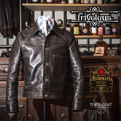 [店頭在庫分入荷！]Leather Shirts Jacket 【FRIVOLOUS-χ-】 TOKYO GOAT×MUSHMANS GOAT  SKIN 