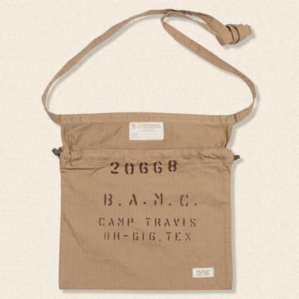 Clara Bag (40'S Apron Bag) =Custom=[ZA-0501]KHAKI - MUSHMANS