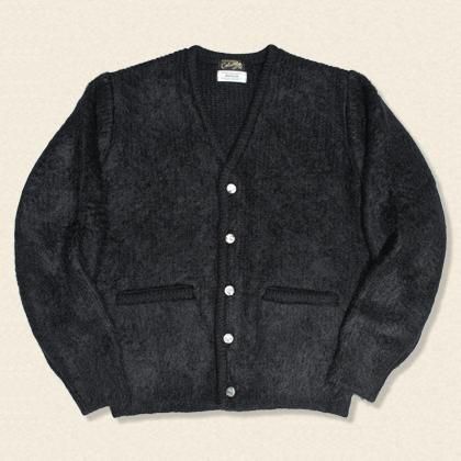 Aberdeen Mohair Cardigan[ZA-0802]Black - MUSHMANS ONLINE SHOP