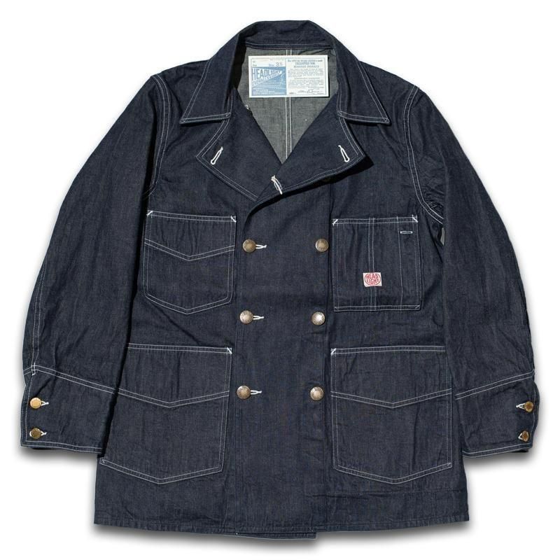 <img class='new_mark_img1' src='https://img.shop-pro.jp/img/new/icons1.gif' style='border:none;display:inline;margin:0px;padding:0px;width:auto;' />9.5oz. SPECIAL WEAVE DENIM DOUBLE BREASTED COAT[HD15844]