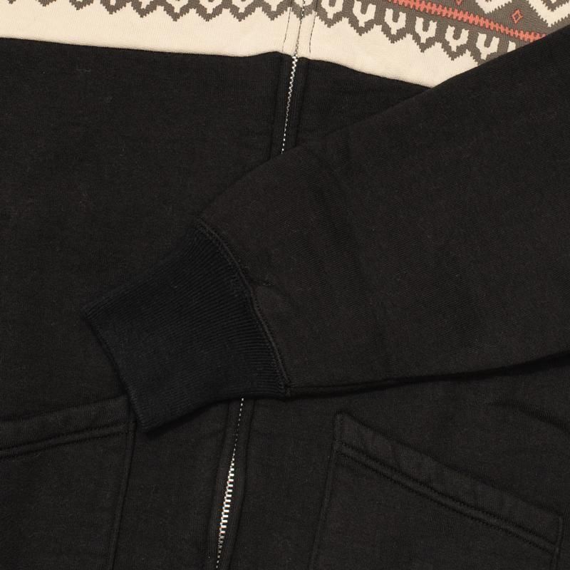 <img class='new_mark_img1' src='https://img.shop-pro.jp/img/new/icons1.gif' style='border:none;display:inline;margin:0px;padding:0px;width:auto;' />Snowflake Zip Sweat[ZA-0440]Soot Black ����4