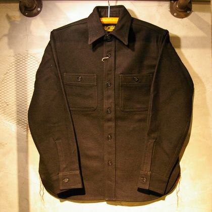 21oz.WOOL MELTON C.P.O. SHIRTS JACKET[SC12642] - MUSHMANS ONLINE