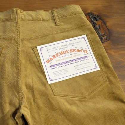 コーデュロイパンツOR[1081]BEIGE - MUSHMANS ONLINE SHOP