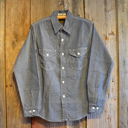 Made in U.S.A. CHAMBRAY L/S WORK SHIRT[SC26696] - MUSHMANS ONLINE SHOP |  アメカジ通販 マッシュマンズ オンラインショップ