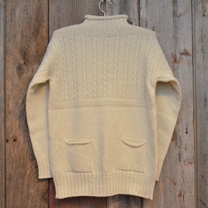 GUERNSEY SWEATER[8010040005]OFF WHITE - MUSHMANS ONLINE SHOP | アメカジ通販  マッシュマンズ オンラインショップ