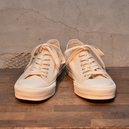 LOW CUT CANVAS SNEAKER[3300]IVORY - MUSHMANS ONLINE SHOP | アメカジ通販 マッシュマンズ  オンラインショップ