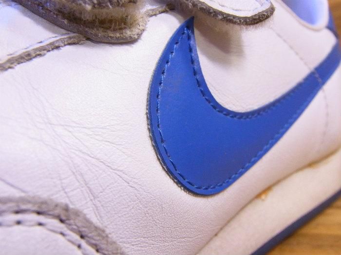 ナイキ,NIKE,80s,台湾製,ベルクロシューズ,ビンテージ,白青,US7.5