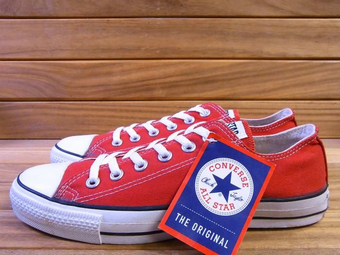 カラーは貴重なイエロー90s MADE IN USA CONVERSE OX ローカットデットストック