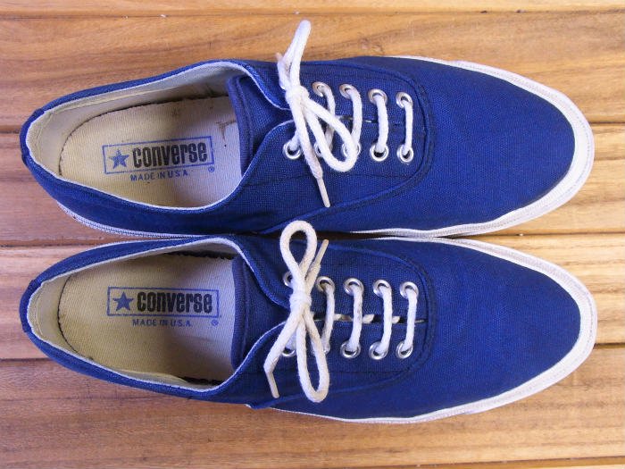Converse,70s,MADE IN USA,SKID GRIP,OX,NAVY,オリジナル,紺,8.5インチ