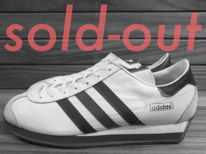 adidas.MADE IN JAPAN.90s.COUNTRY .LEATHER.WHITE/BLUE/RED.UK7