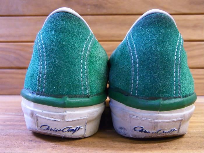 Chris Craft Shoes,80s,MADE IN USA,SUEDE,GREEN,US8M,USED Chris Craft Shoes,80s,MADE IN USA,SUEDE,GREEN,US8M,USED