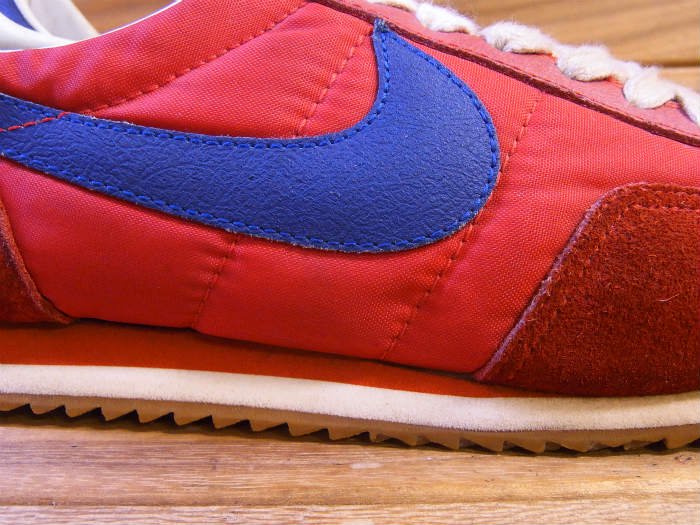 NIKE,MADE IN KOREA,80s,GEMINI,RED/BLUE,US7,USED,vintage