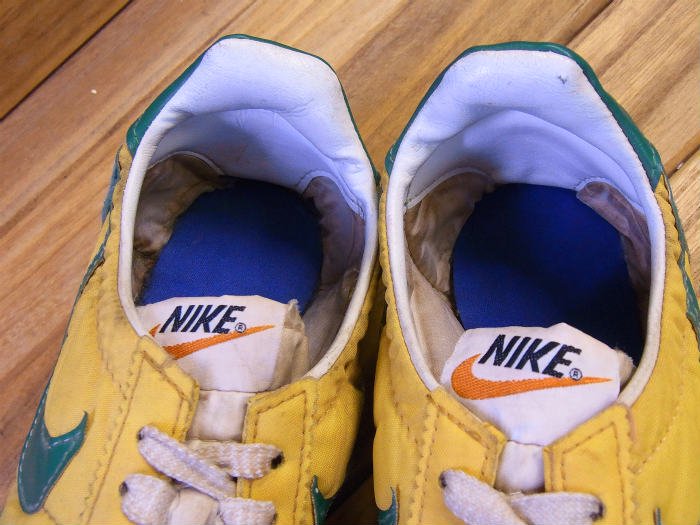 NIKE,70s,MADE IN JAPAN,OREGON WAFFLE,NYLON x SUEDE,GREEN/YELLOW