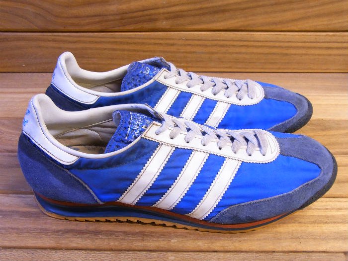 adidas,70s,MADE IN WEST GERMANY,SL72,BLUE,UK10,USED