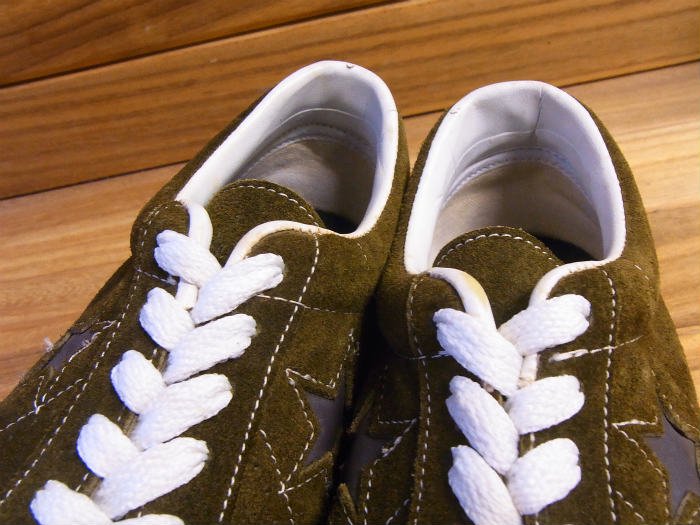 Converse,90s,MADE IN USA,ONE STAR,OX,vintage,GREEN,SUEDE,US10,USED