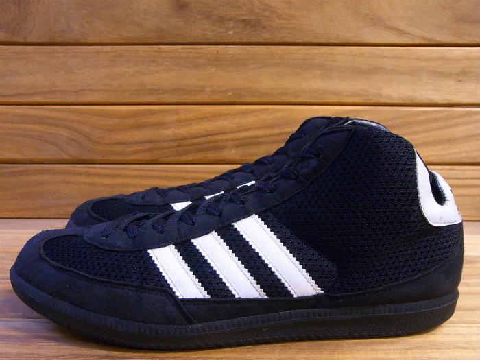 adidas,90s,MADE IN JAPAN,MID MESH,,BLACK/WHITE,UK8.5, USED