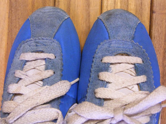 NIKE,70s80s,MADE IN TAIWAN,NYLON CORTEZ,vintage,BLUE,US8.5,USED
