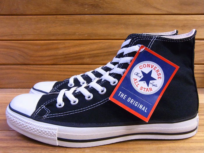 CONVERSE.MADE IN USA,90s,ALL STAR,Hi-top,BLACK,US8.5,DEAD STOCK 