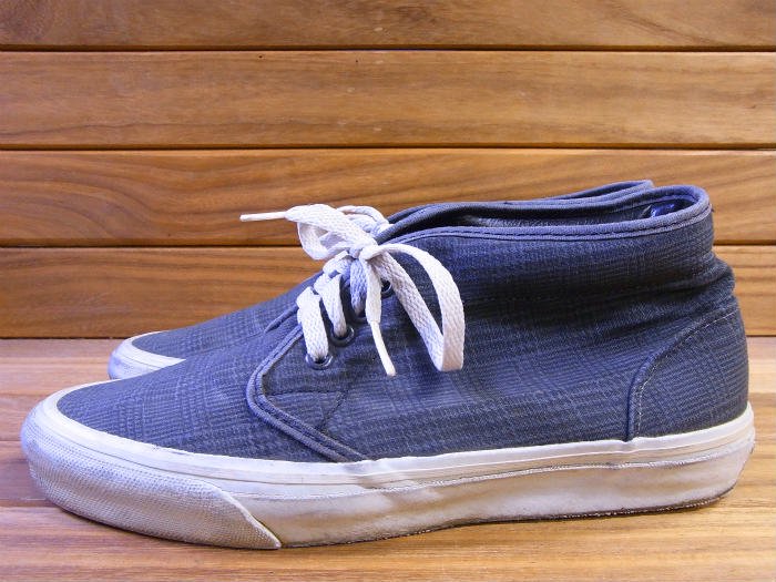 VANS.MADE IN USA,90s,CHUKKA BOOTS,,GRAY,US9,USED,オールドスニーカーズ