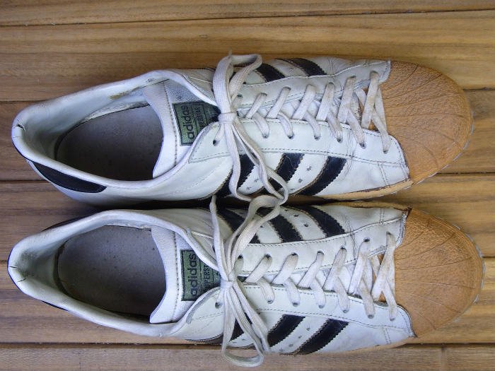 adidas,70s,MADE IN FRANCE,SUPER STAR,vintage,WHITE/BLACK,LEATHER ...