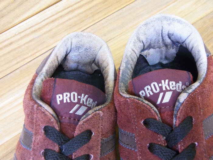 PRO-KEDS,90s,MADE IN KOREA,ROCKY,vintage,SUEDE LEATHER ,BROWN,US8.5,USED