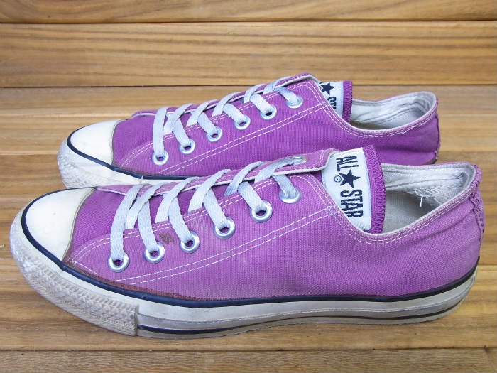 Converse,90s,MADE IN USA,ALL STAR,OX,CANVAS , purple,US6.5,USED