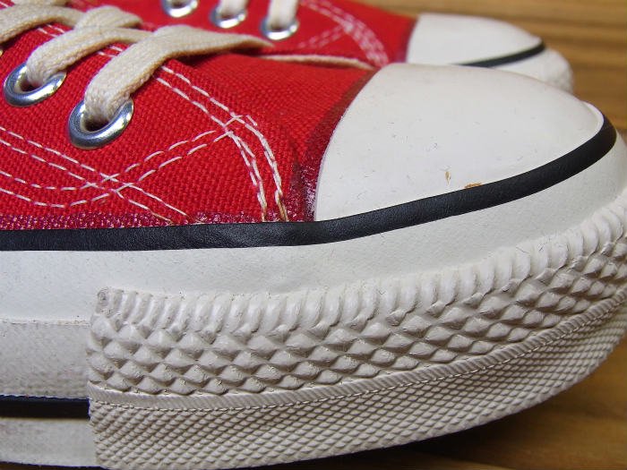 Converse,70s80s,MADE IN USA,ALL STAR,OX, CANVAS, RED,US8.5,DEAD STOCK!!