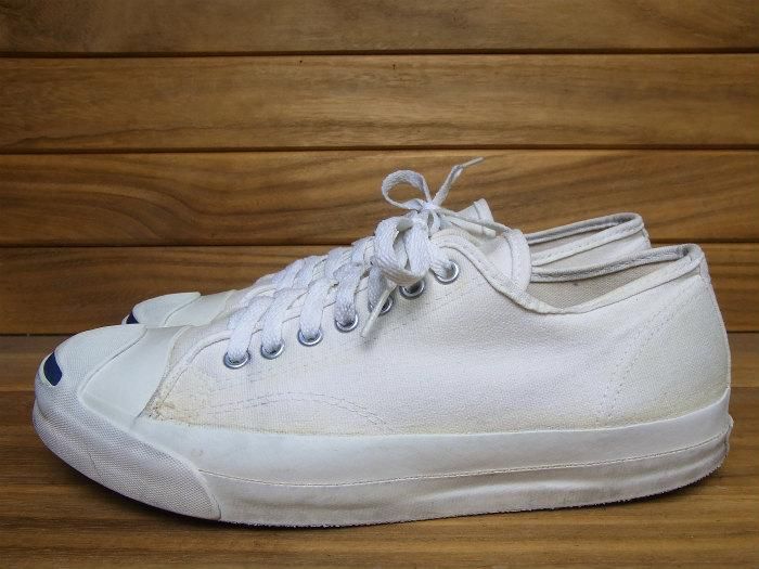 Converse,90s,MADE IN USA,Jack Purcell,, CANVAS,WHITE,US9.5,USED