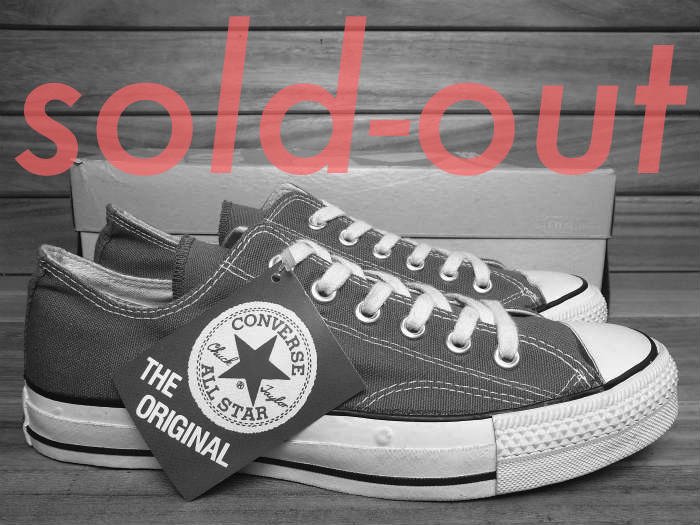 Converse,70s,MADE IN USA,ALL STAR,OX,CANVAS,LT.BLUE,UK7,DEAD STOCK!!