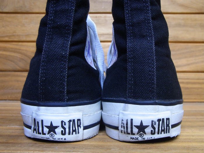 Converse,90s,MADE IN USA,ALL STAR,Hi-top,CANVAS,BLACK,US6.5,USED