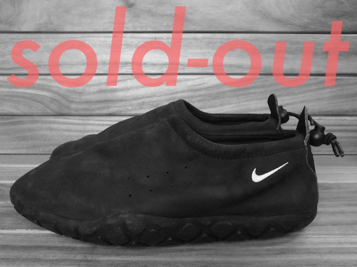 NIKE,00s,MADE IN CHINA,acg, AIR MOC,LEATHER,BLACK,US11,USED