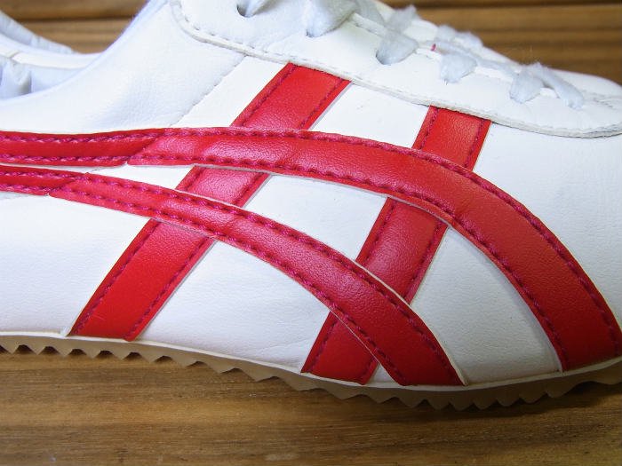 asics,90s,MADE IN JAPAN,TOW011,SHOES ,WHITE RED,23.5cm,USED