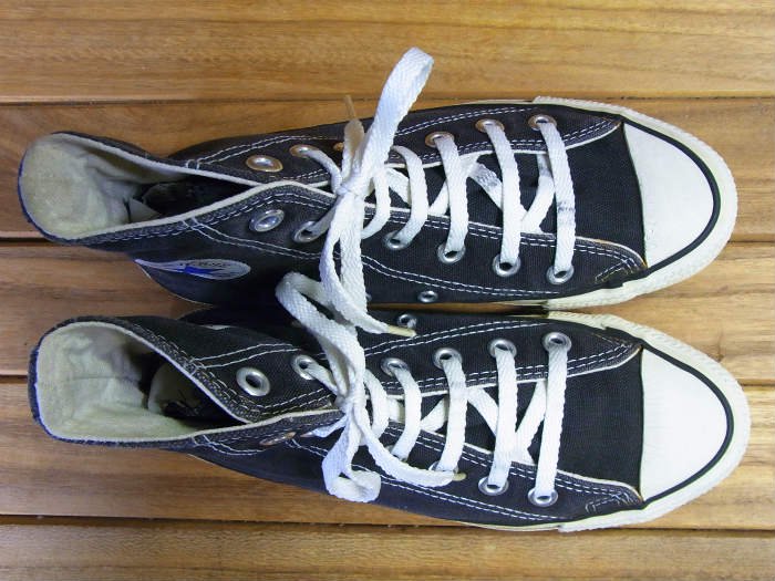Converse.MADE IN USA,90s,ALL STAR,Hi,BLACK,US4,USED,オールドスニーカーズ