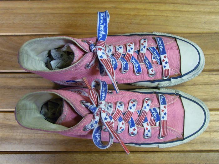 Converse,80s,MADE IN USA,ALL STAR,Hi,PINK,US3,USED
