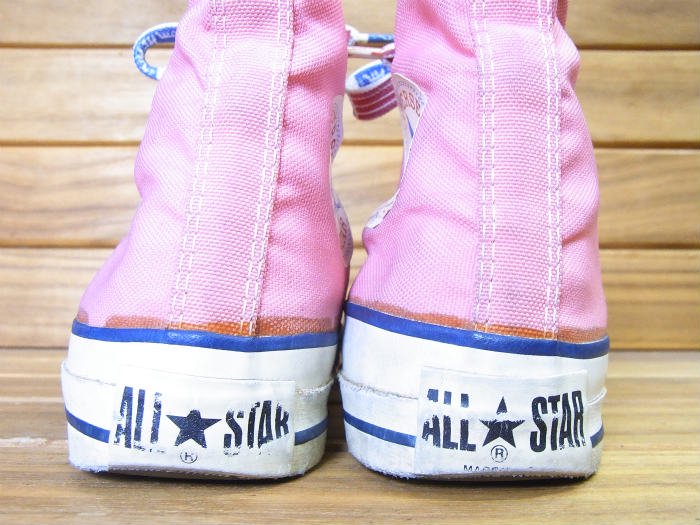 Converse,80s,MADE IN USA,ALL STAR,Hi,PINK,US3,USED