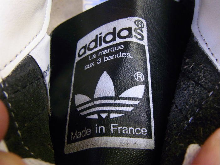 adidas.MADE IN FRANCE,80s,SUPER STAR,BLACK,vintage,UK9,USED