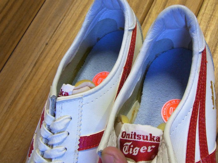 Onitsuka Tiger,70s,MADE IN JAPAN,BIKKAR,WHITE/RED,vintage,25cm 