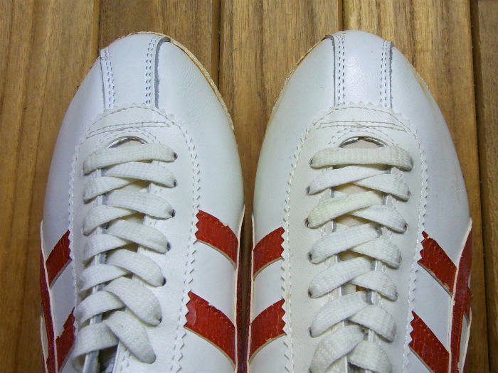 Onitsuka Tiger,70s,MADE IN JAPAN,BIKKAR,WHITE/RED,vintage,25cm 