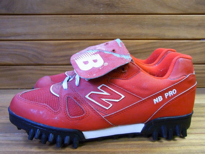 NEW BALANCE,90s,MADE IN TAIWAN,NB PRO,vintage,FOOT BALL SHOES,US8,USED