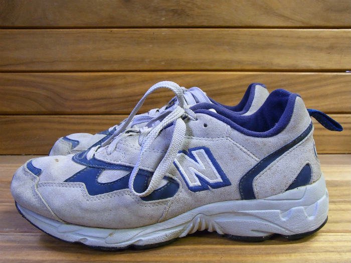 NEW BALANCE,90s,MADE IN CHINA,710,GRAY,NAVY,US7.5,USED