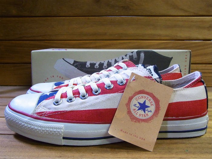 Converse,90s,MADE IN USA,ALL STAR,OX,STAR&BAR,CANVAS,US8.5,DEAD ...