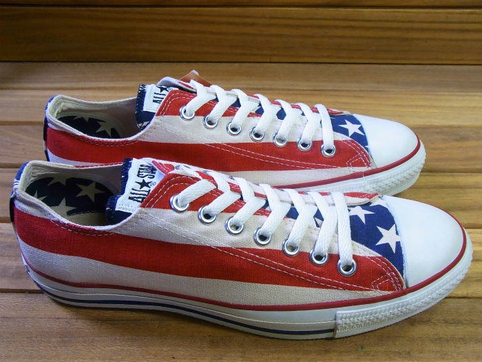 Converse,90s,MADE IN USA,ALL STAR,OX,STAR&BAR,CANVAS,US8.5,DEAD STOCK!!