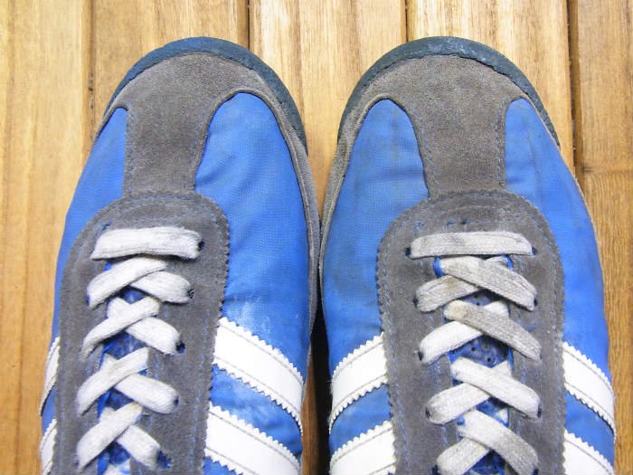 adidas,70s,MADE IN WEST GERMANY,SL72,SL76,DRAGON,BLUE,UK9,USED